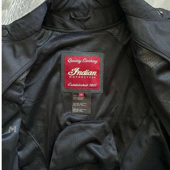 Indian Motorcycle Mesh Lightweight Riding Jacket - Picture 8 of 9